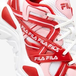 ISO; Fila Women's Electrove 2 (White / Almond Blossom /Red)